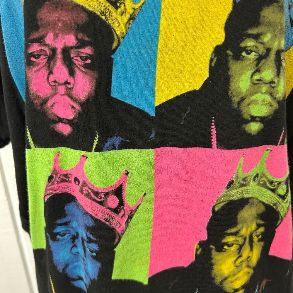 Notorious BIG Biggie Smalls Graphic Rap Tee Hip Hop Streetwear Shirt XL - Picture 2 of 4